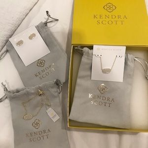 Kendra Scott Necklace, Earrings, and Bracelet Set
